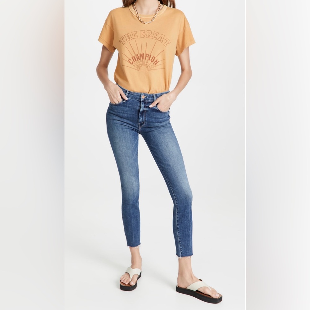 Mother Looker Ankle Fray 27 Girl Crush